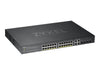 GS192024HPV2-GB0101F | Zyxel GS1920-24HPv2 Switch smart 24 x 10/100/1000 (PoE+) + 4 x combo Gigabit SFP + 4 x 10/100/1000 Rack-Mountable PoE+ (375 W)