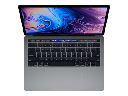 MR9Q2B/A | 13-inch MacBook Pro with Touch Bar 2.3GHz quad-core 8th-Gen Intel Core i5 8GB, 256GB, Intel Iris Plus Graphics 655 Space Grey Laptop