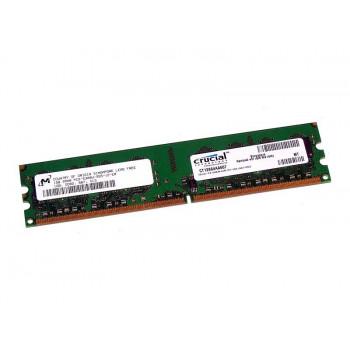 CT12864AA667.8FG | Crucial 1GB PC2-5300 non-ECC Unbuffered DDR2-667MHz CL5 240-Pin DIMM 1.8V Memory