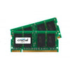 CT1595686 | Crucial 8GB Kit (2 x 4GB) PC2-6400 non-ECC Unbuffered DDR2-800MHz CL6 200-Pin SODIMM Memory Upgrade for Acer TravelMate 5335 System