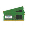 CT2K8G4TFS824A | Crucial 16GB Kit (2 X 8GB) PC4-19200 non-ECC Unbuffered DDR4-2400MHz CL17 260-Pin SODIMM Single Rank Memory