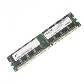CT2KIT12864Z40B | Crucial 2GB Kit (2 X 1GB) PC3200 non-ECC Unbuffered DDR-400MHz CL3 184-Pin DIMM 2.5V Memory