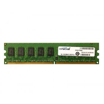 CT2KIT25672AA667 | Crucial Technology 4GB Kit (2 X 2GB) PC2-5300 ECC Unbuffered DDR2-667MHz CL5 240-Pin DIMM 1.8V Memory