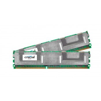CT2KIT25672AF667 | Crucial Technology 4GB Kit (2 X 2GB) PC2-5300 Fully Buffered DDR2-667MHz CL5 240-Pin DIMM 1.8V Memory