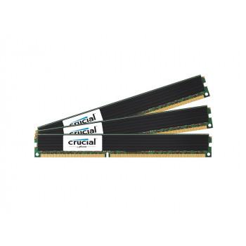 CT3609559 | Crucial 24GB Kit (3 x 8GB) PC3-12800 ECC Registered DDR3-1600MHz CL11 240-Pin DIMM 1.35V Low Voltage Dual Rank Very Low Profile (VLP) Memory upgrade for Supermicro X9DRW-3TF+
