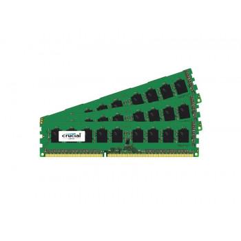 CT4279466 | Crucial 12GB Kit (3 x 4GB) PC3-14900 ECC Unbuffered DDR3-1866MHz CL13 240-Pin DIMM Single Rank Memory Upgrade for Supermicro SuperServer 1027GR-TSF