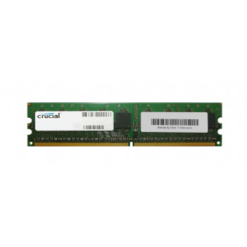 CT607758 | Crucial Technology 1GB PC2-5300 ECC Unbuffered DDR2-667MHz CL5 240-Pin DIMM 1.8V Memory Module for Dell PowerEdge SC440 Server