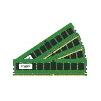 CT7087001 | Crucial Technology 64GB Kit (4 X 16GB) PC4-19200 ECC Registered DDR4-2400MHz CL17 288-Pin DIMM 1.2V Single Rank Memory Upgrade for Supermicro SuperWorkstation 7038A-I System