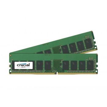CT7988258 | Crucial Technology 16GB Kit (2 X 8GB) PC4-17000 ECC Unbuffered DDR4-2133MHz CL15 288-Pin DIMM 1.2V Dual Rank Memory Upgrade for Supermicro SuperServer 5019S-L