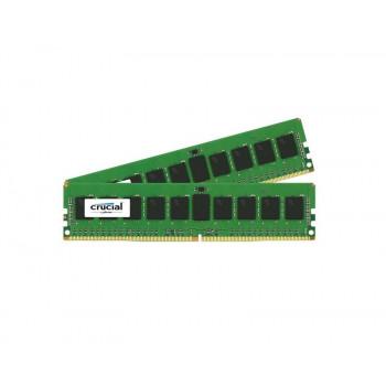 CT9408539 | Crucial 128GB Kit (2 x 64GB) PC4-21300 ECC Registered DDR4-2666MHz CL19 288-Pin 1.2V Quad Rank Memory for Supermicro SuperStorage Server 6038R-E1CR16L