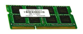 D0JKH-T | PNY 8GB DDR3 SoDimm Non ECC PC3-12800 1600Mhz 2Rx8 Memory