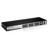 DES-1228 | D-Link Web Smart 24-Port 10/100Mbps Switch with 4 Gigabit Copper Ports and 2 Combo SFP Ports