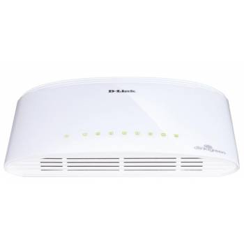 DGS-1008D | D-Link 8-Port 10/ 100/ 1000Mbps Gigabit Ethernet Unmanaged Desktop Switch