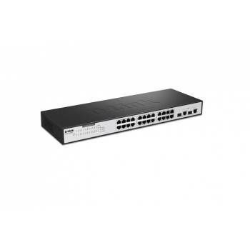DGS-3120-48PC/EI | D-Link 44-Port 32MB 10/100/1000(PoE) Layer-3 Managed Stackable Gigabit Ethernet Switch with 4 Combo SFP Ports
