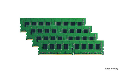 DRSODAX6/512GB | Dataram 512GB (8x64GB) DDR4 Reg ECC 2400Mhz PC4-19200 RDIMM Memory