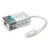 DUB-E100-A1 D-Link Single-Port RJ-45 10/100Mbps 10/100Base-TX High Speed USB 2 Fast Ethernet Network Adapter