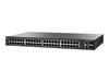 SLM2048T-UK Cisco Small Business Smart SG200-50 Switch Managed 48 x 10/100/1000 + 2 x combo Gigabit SFP desktop Rack-Mountable