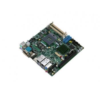 EMB-QM77 | Aaeon Rev.A1 Mini-ITX rPGA998 3rd Gen i5/i7 Motherboard with Heatsink