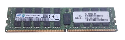 UCSX-MR-X32G2RW Cisco 32GB DDR4 3200MHz PC4-25600 Reg ECC CL22 DIMM 1.2V Dual Rank Memory Module