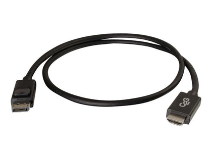 84327 | C2G DisplayPort to HDMI Adapter Cable Video Cable DisplayPort / HDMI DisplayPort (M) to HDMI (M) 3 m shielded Black