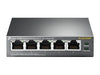 TL-SG1005P | TP-Link TL-SG1005P Switch unmanaged 4 x 10/100/1000 (PoE) + 1 x 10/100/1000 desktop PoE (56 W)