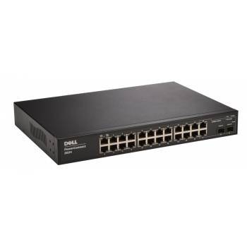 F491K Dell PowerConnect 2824 24-Port Gigabit Managed Switch 2-SFP with Rack Ears