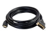 82031 | C2G 2m HDMI to DVI Adapter Cable DVI-D Digital Video Cable Video Cable single link HDMI / DVI DVI-D (M) to HDMI (M) 2 m double shielded Black