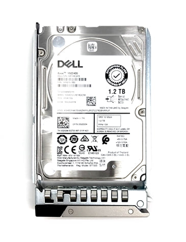 GT8N2 Dell 1.2TB 10000RPM SAS 12Gbps (512n) 2.5-Inch Hard Drive with Tray