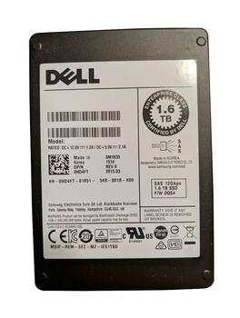 HD4FT Dell 1.6TB MLC SAS 12Gbps High Redundancy (PLP) 2.5-inch Solid State Drive