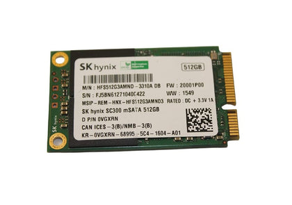 HFS512G3AMND-3310A Hynix 512GB mSATA 6Gbps Mini PCI-Express Solid State Drive