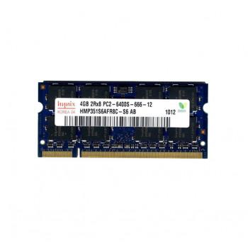 HMP351S6AFR8C-S6 AB | Hynix 4GB PC2-6400 non-ECC Unbuffered DDR2-800MHz CL6 200-Pin SODIMM 1.8V Dual Rank Memory