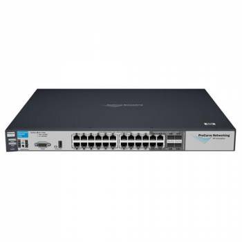 J9049A HP ProCurve 2900-24G Stackable Managed Layer-3 Ethernet Switch 24 x 10/100/1000Base-T LAN 4 x SFP (Mini-GBIC)