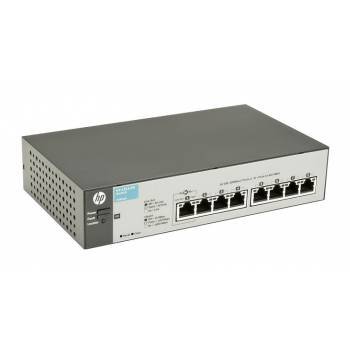 J9802A HP 1810-8G v2 Switch 8 Ports Manageable 8 x RJ-45 10/100/1000Base-T Wall Mountable Desktop