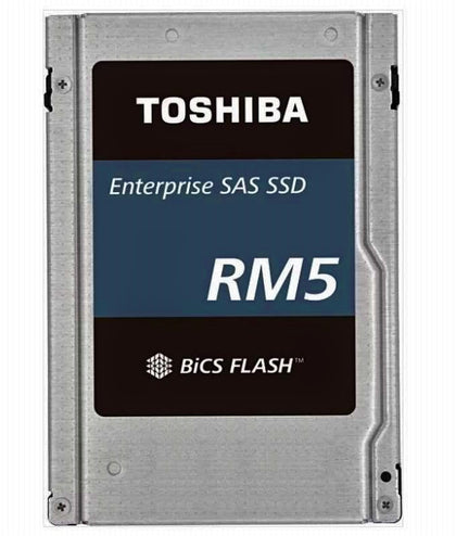 KRM5VRUG7T68 Toshiba RM5 Series 7.68TB TLC SAS 12Gbps BICS Read Intensive 2.5-inch Solid State Drive