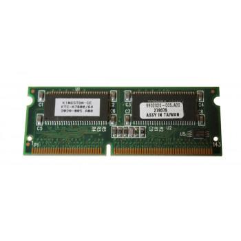 KTC-A7800/64 | Kingston 64MB PC66 non-ECC Unbuffered 66MHz CL2 144-Pin SODIMM 3.3V Memory
