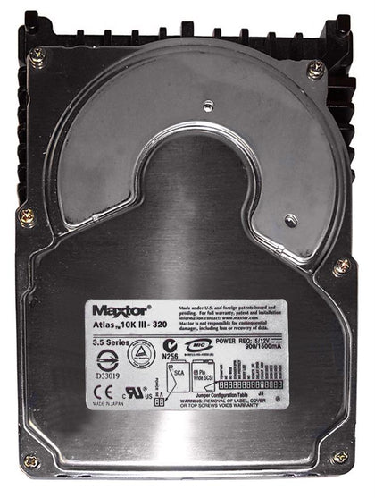 KU36J461 | Maxtor Atlas 10K III 36.7GB 10000RPM Ultra-320 SCSI 80-Pin 8MB Cache 3.5-inch Hard Drive