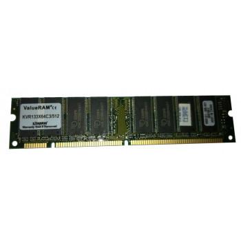 KVR133X64C3/512 | Kingston 512MB PC133 non-ECC Unbuffered 133MHz CL3 168-Pin DIMM 3.3V Memory