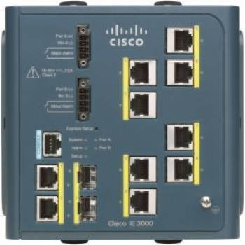 IE-3000-8TC-RF Cisco Industrial Ethernet 3000 Series Switch L2+ managed 8 x 10/100 + 2 x combo Gigabit SFP DIN rail mountable