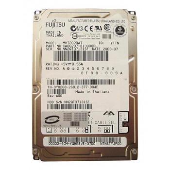 MHT2020AT | Fujitsu Mobile 20GB 4200RPM ATA-100 2MB Cache 2.5-inch Internal Hard Drive