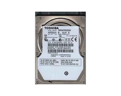 MK6476GSXN | Toshiba 640GB 5400RPM SATA 3Gbps 2.5-Inch Hard Drive