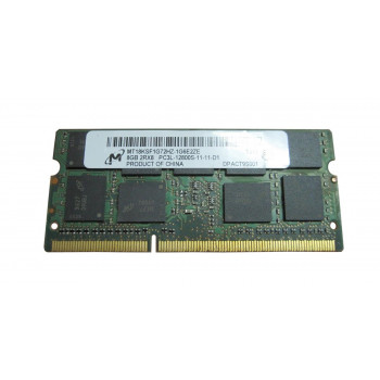 MT18KSF1G72HZ-1G6 | Micron Technology 8GB PC3-12800 ECC Unbuffered DDR3-1600MHz CL11 204-Pin SODIMM 1.35V Low Voltage Dual Rank Memory