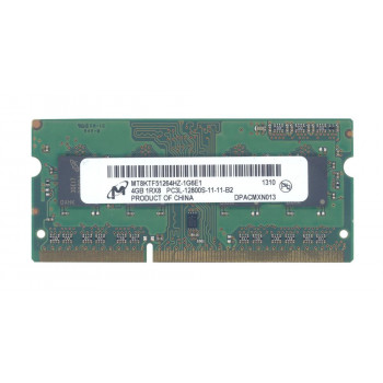 MT8KTF51264HZ-1G6E1 | Micron Technology 4GB PC3-12800 non-ECC Unbuffered DDR3-1600MHz CL11 204-Pin SODIMM 1.35V Low Voltage Memory