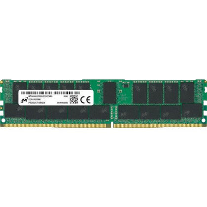 MTA18ASF2G72PZ-2G6J1 Micron 16GB DDR4-2666MHz PC4-21300 Registered ECC CL19 288-Pin DIMM 1.2V Single Rank Memory Module