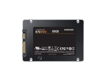MZ-77E500B/AM Samsung 870 EVO Series 500GB MLC SATA III V-NAND 2.5-Inch Solid State Drive