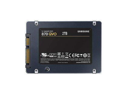 MZ-77Q2T0B/AM Samsung 870 QVO Series 2TB MLC SATA III V-NAND Solid State Drive