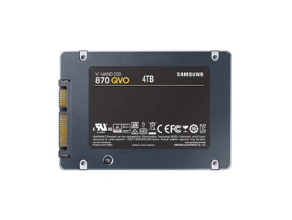 MZ-77Q4T0 Samsung 870 QVO 4TB MLC SATA 6Gbps 2.5-Inch Solid State Drive
