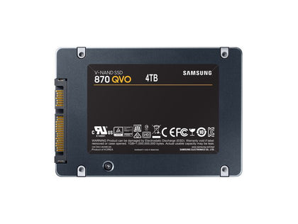 MZ-77Q4T0B/AM Samsung 870 QVO Series 4TB MLC SATA III V-NAND 2.5-Inch Solid State Drive