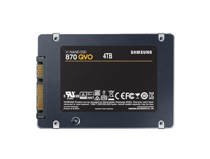 MZ-77Q4T0BW Samsung 870 QVO Series 4TB MLC SATA-III V-NAND 2.5-Inch Solid State Drive