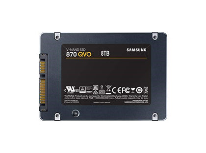 MZ-77Q8T0B/AM Samsung 870 QVO Series 8TB MLC SATA III V-NAND 2.5-Inch Solid State Drive