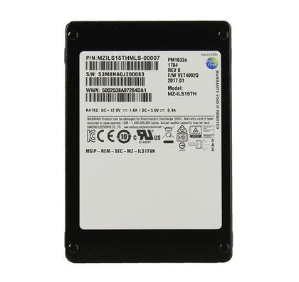 MZ-ILS15TH | Samsung PM1633A 15.36TB SAS 12Gbps 2.5-Inch Solid State Drive